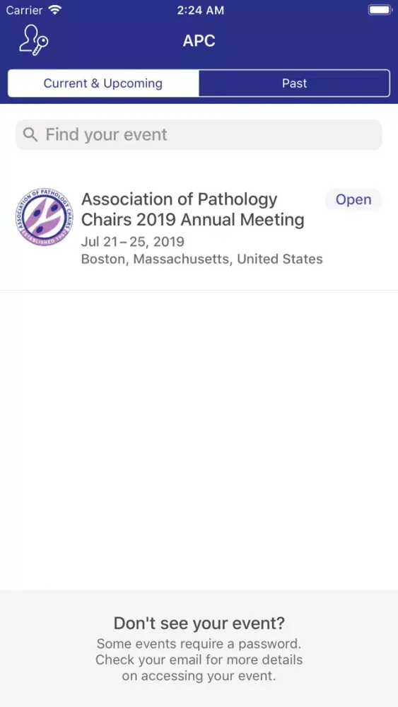ภาพหน้าจอของ APC (Pathology Chairs)