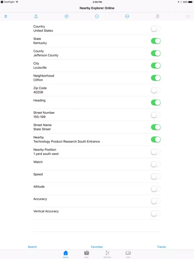 Capturas de pantalla de Nearby Explorer Online iPad 