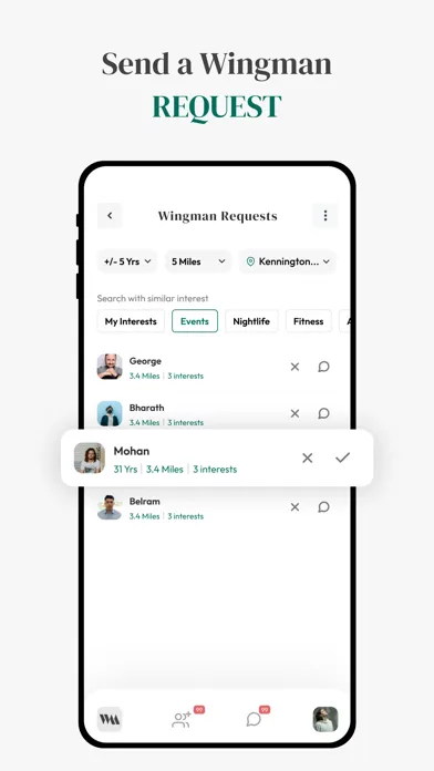 Wingman: Find new friends Screenshots