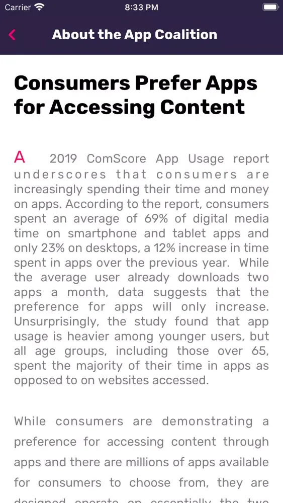 Screenshot di The App Coalition