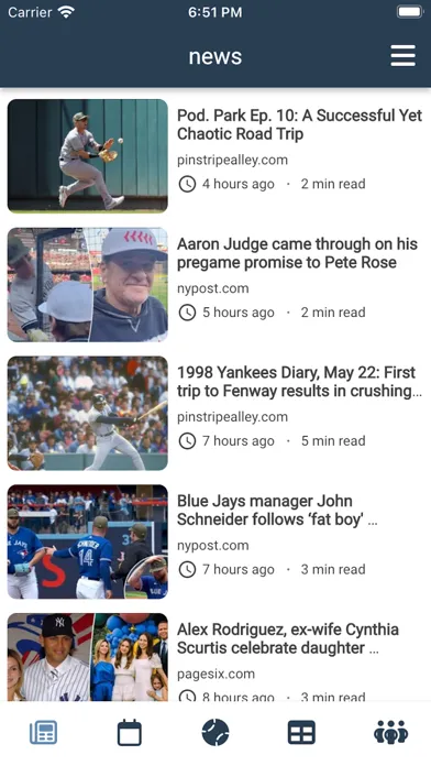 New York Baseball News স্ক্রিনশট