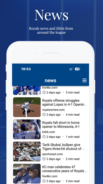 Kansas City Baseball Screenshots