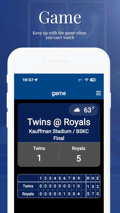 Kansas City Baseball Screenshots