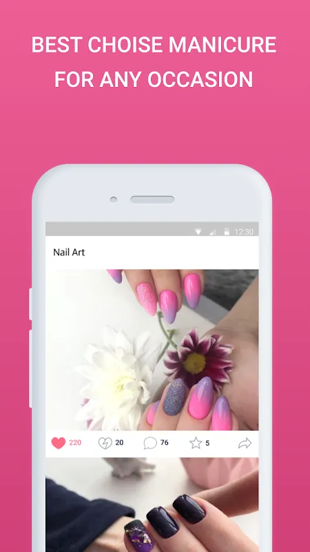 Captures d'écran de Nail Art Designs