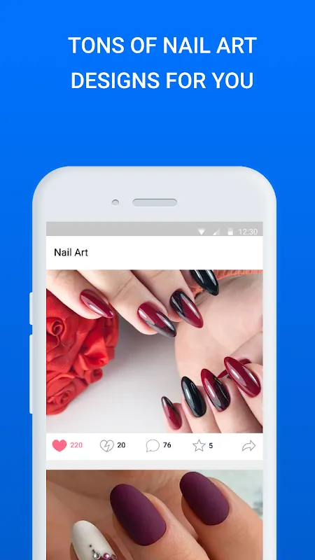Captures d'écran de Nail Art Designs
