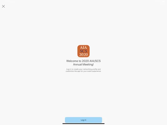 AIA/SCS Annual Meeting iPad  Screenshots