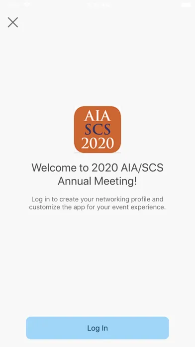 AIA/SCS Annual Meeting Screenshots