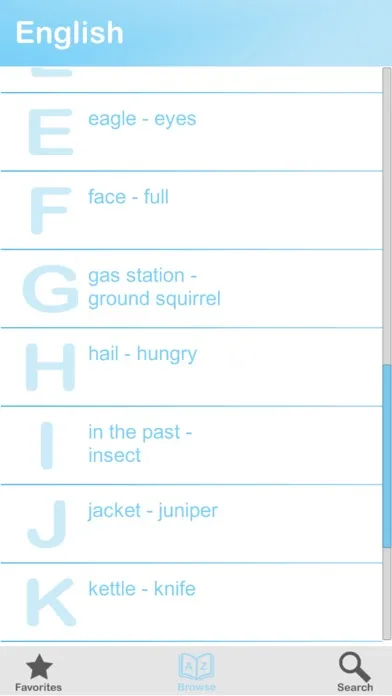 Captures d'écran de Arikara Dictionary