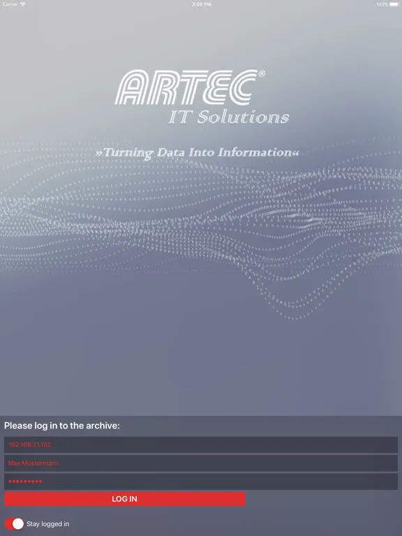 ARTEC - EMA iPad  Ekran Görüntüleri