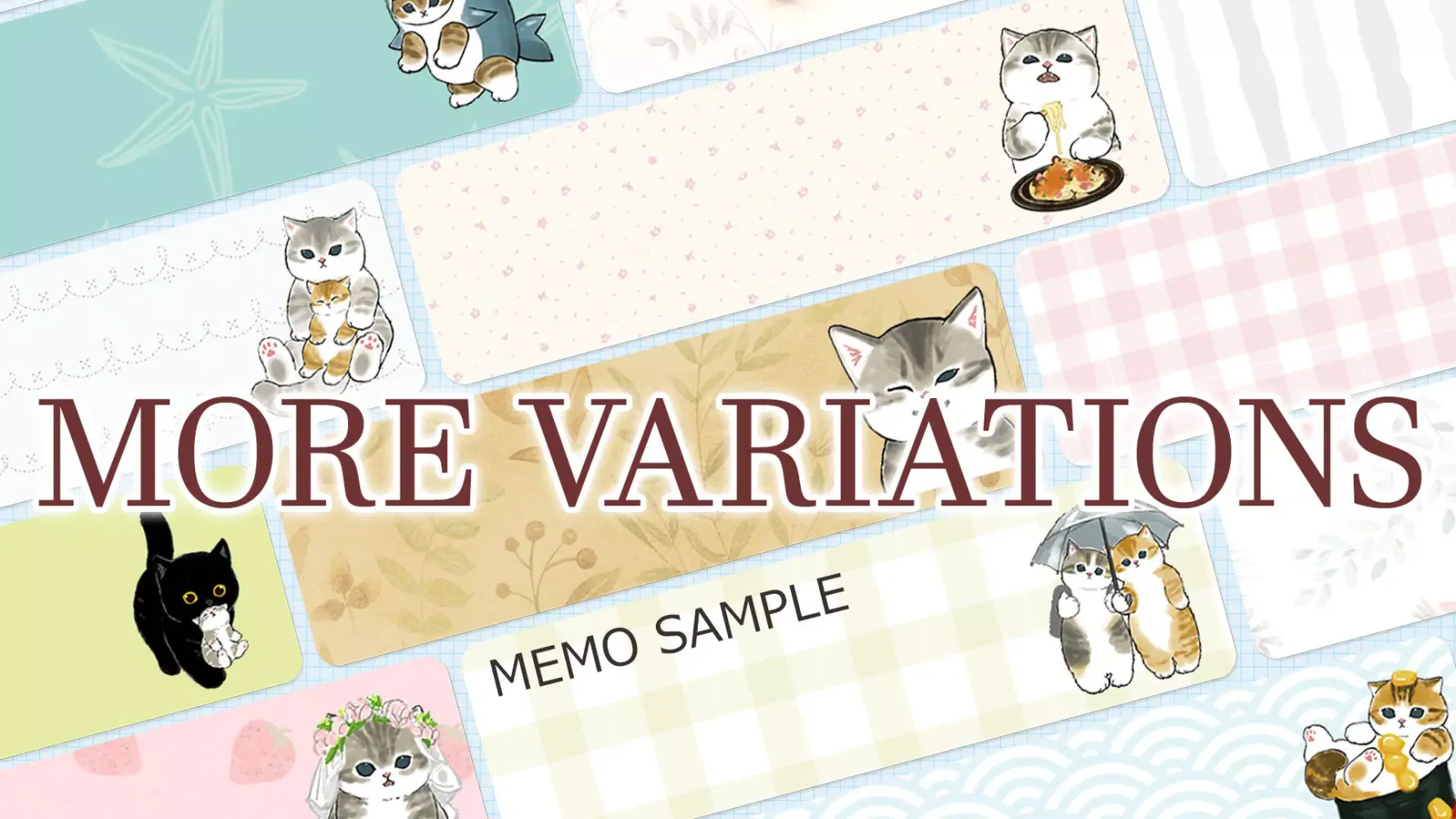 Notepad Cute Cats by mofusand应用截图