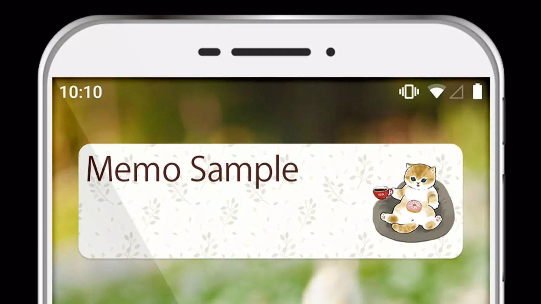 Notepad Cute Cats by mofusand应用截图