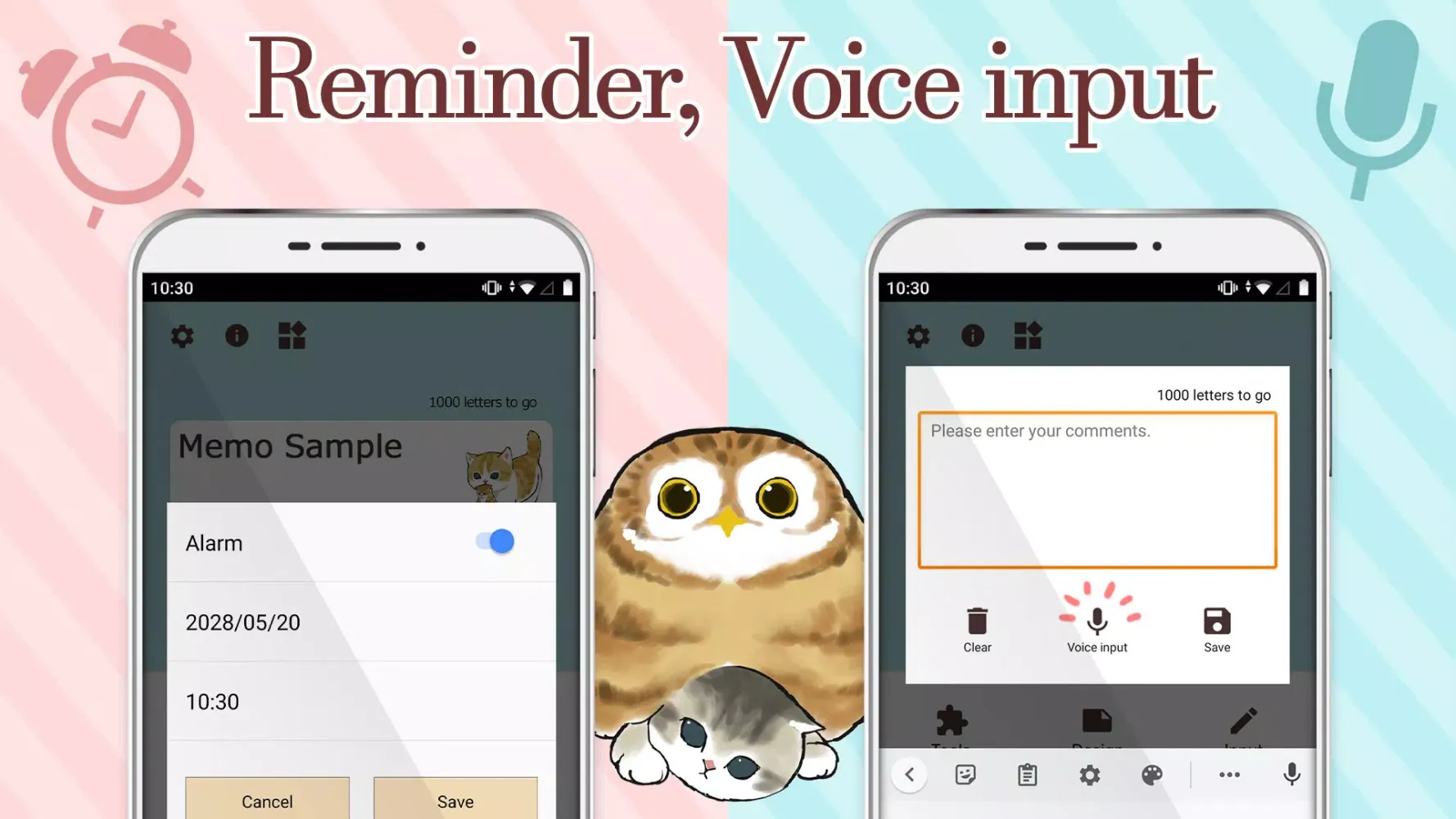 Notepad Cute Cats by mofusand应用截图