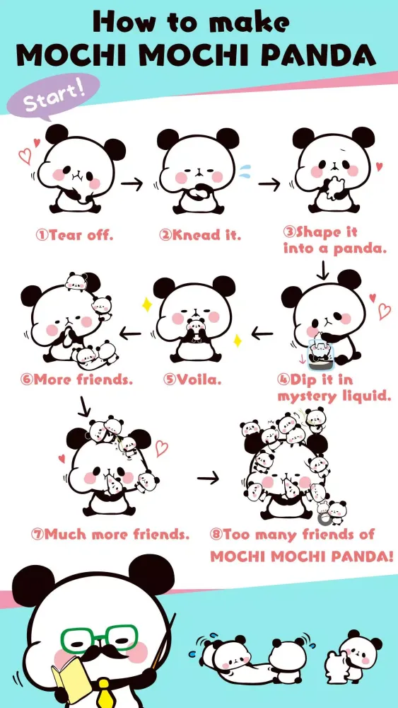 Ảnh chụp màn hình của Mochi Mochi Panda Collection