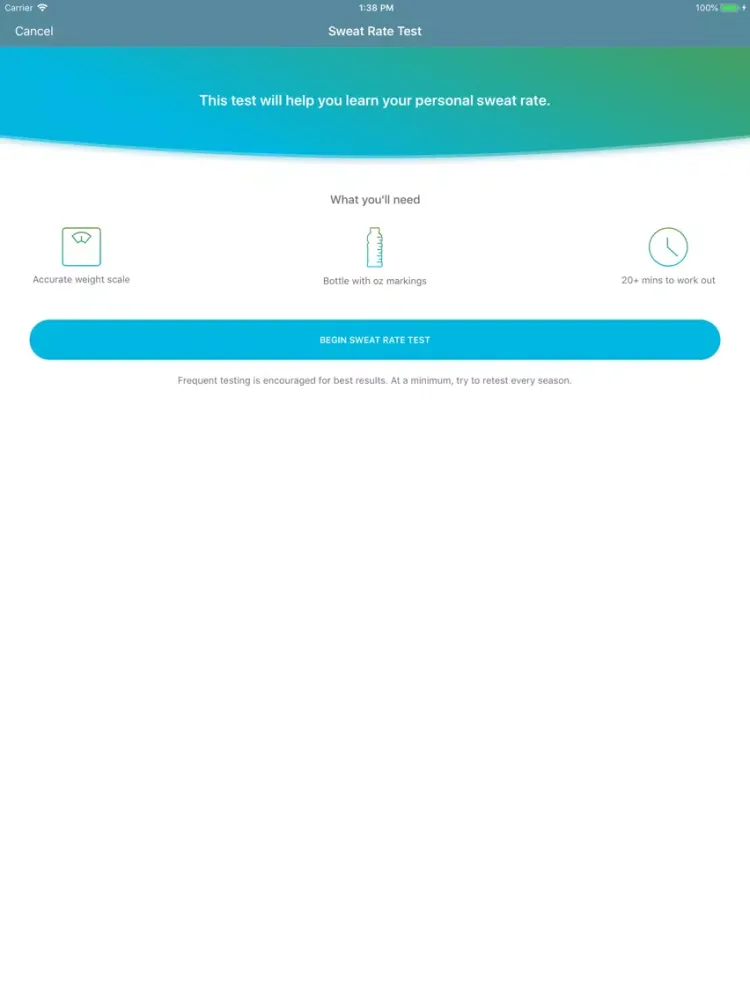 Скриншоты MySweatRate iPad 