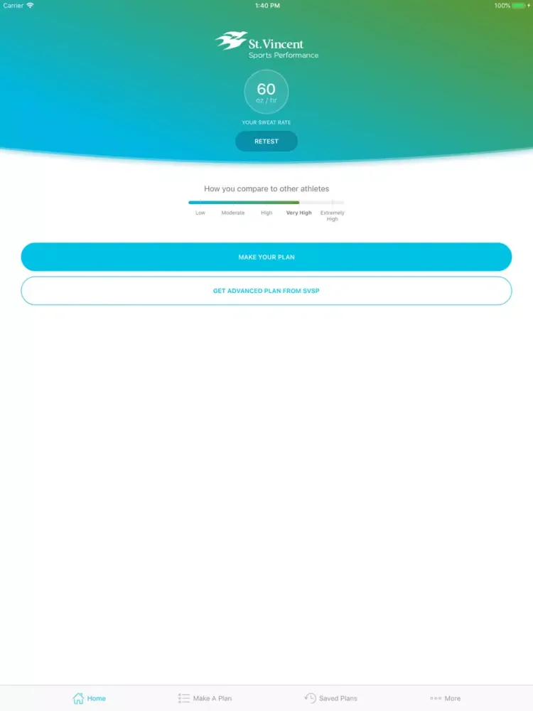 Скриншоты MySweatRate iPad 