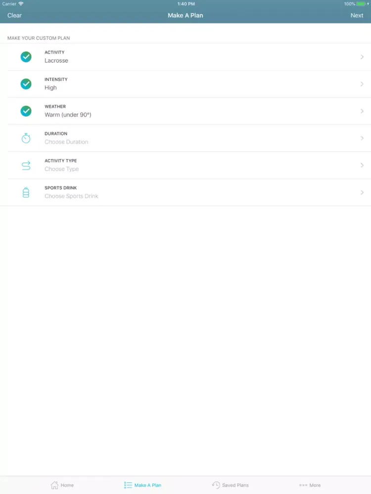Скриншоты MySweatRate iPad 