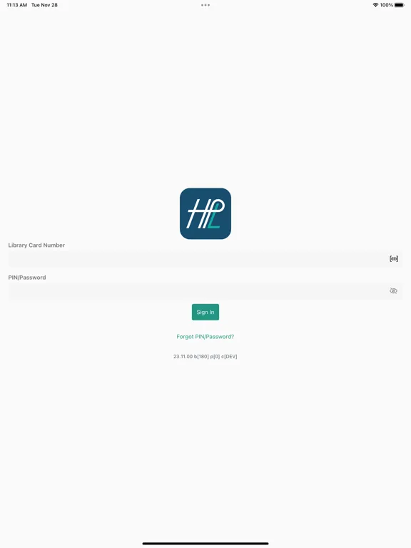 Ảnh chụp màn hình của Helen Plum Library iPad 