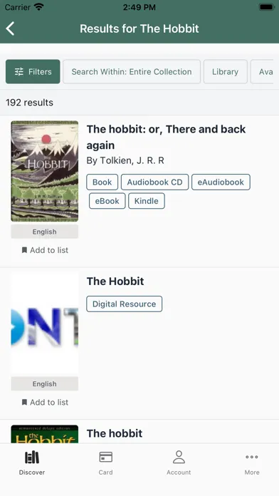 Capturas de tela do SCLD Libraries