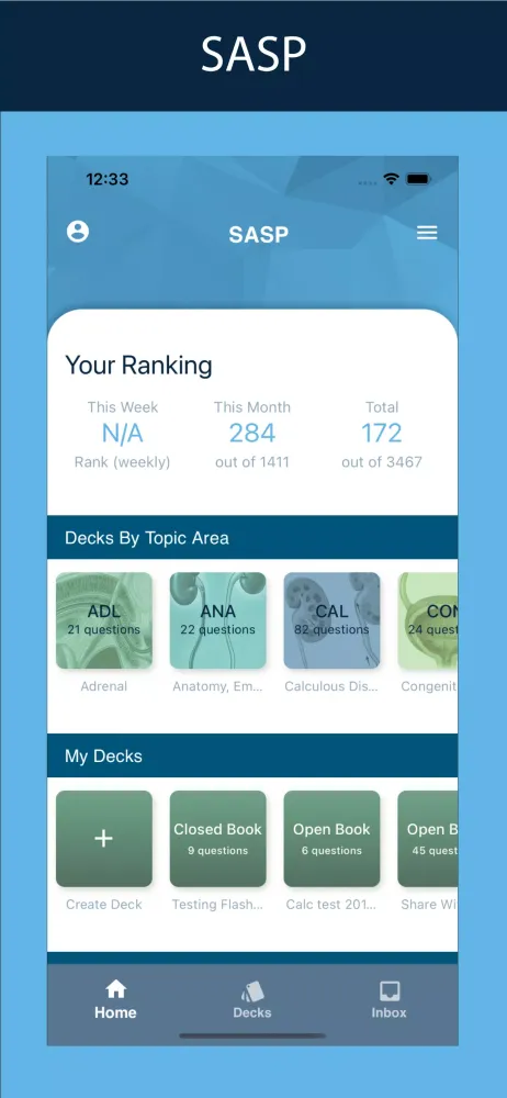 SASP AUA Self Assessment应用截图