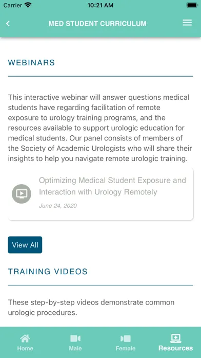 Скриншоты AUA Medical Student Curriculum