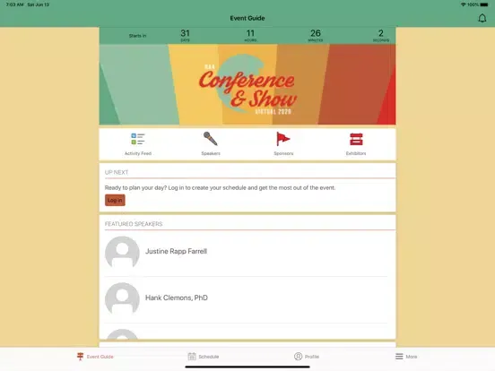 NAA Conference and Show iPad  سکرین شاٹس