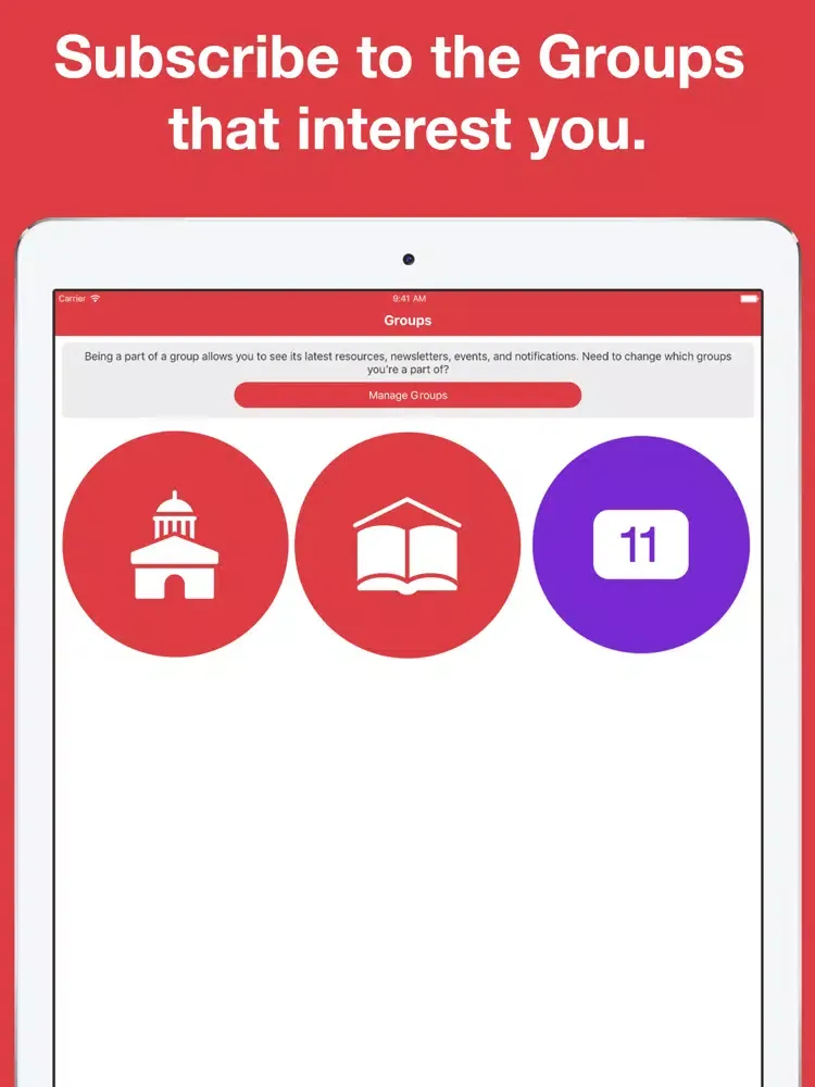Ảnh chụp màn hình của Augusta Christian School iPad 