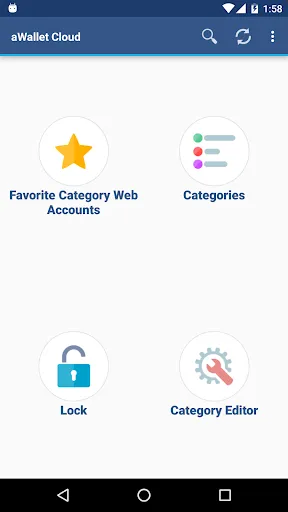 Captures d'écran de aWallet Cloud Password Manager