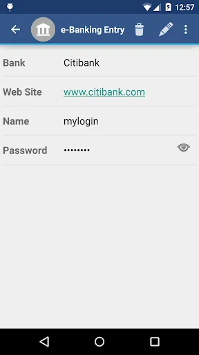 Captures d'écran de aWallet Cloud Password Manager