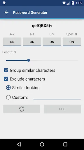 Captures d'écran de aWallet Cloud Password Manager