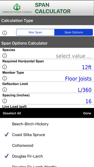 Span Calc应用截图