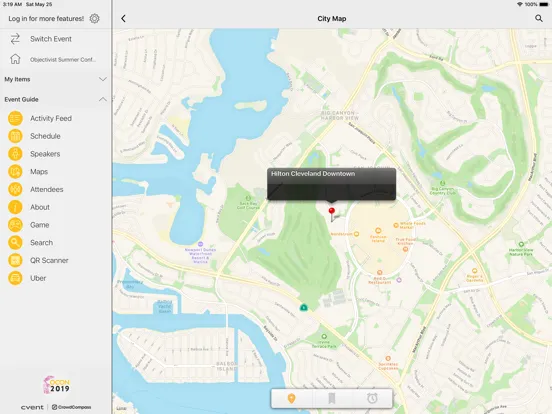 ARI Events iPad  Screenshots