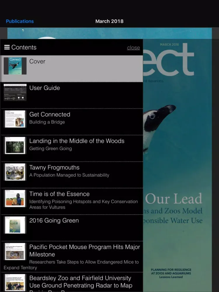 AZA Connect Magazine iPad  स्क्रीनशॉट