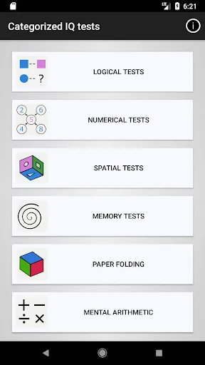 Tangkapan layar IQ and Aptitude Test Practice