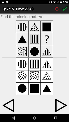 Tangkapan layar IQ and Aptitude Test Practice
