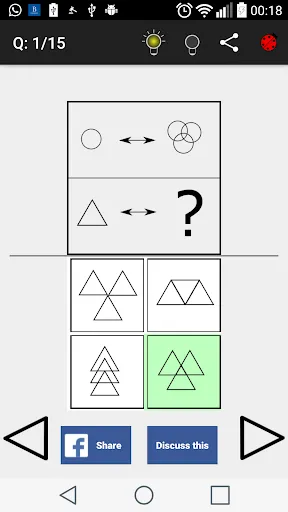 Tangkapan layar IQ and Aptitude Test Practice