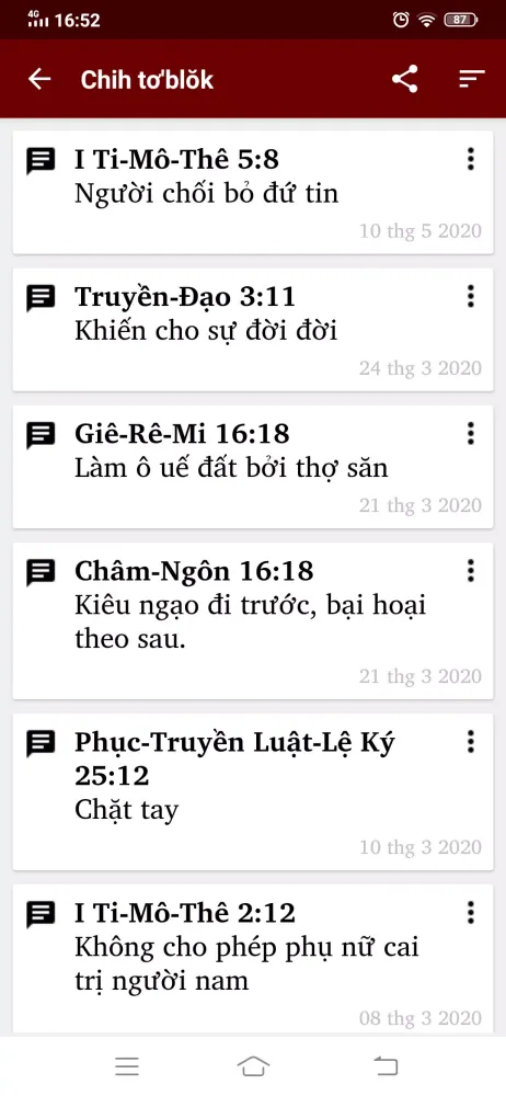 Kinh Thanh Bahnar سکرین شاٹس