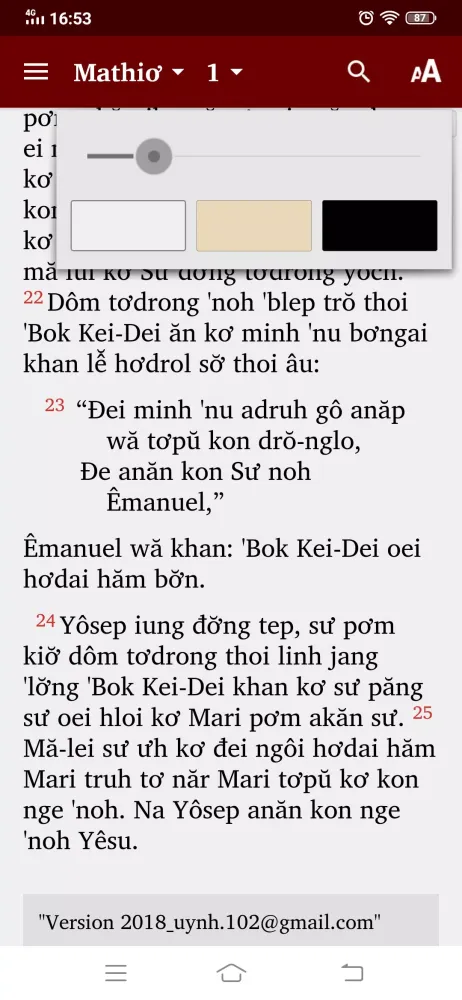 Kinh Thanh Bahnar سکرین شاٹس