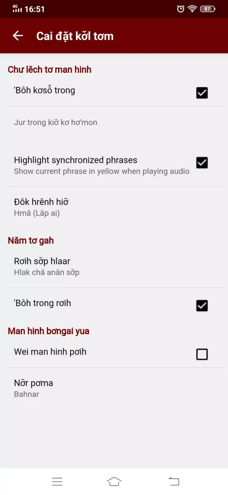 Kinh Thanh Bahnar سکرین شاٹس