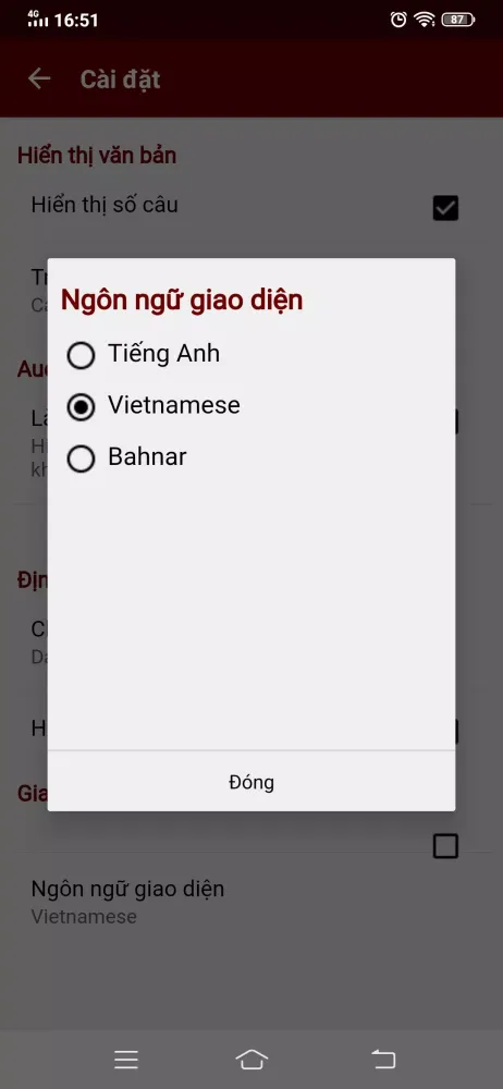 Kinh Thanh Bahnar سکرین شاٹس
