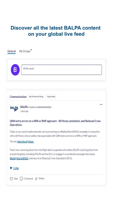 BALPA PORTAL APP应用截图