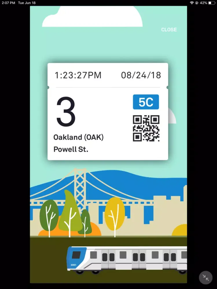 BART to Airport (Official) iPad  স্ক্রিনশট