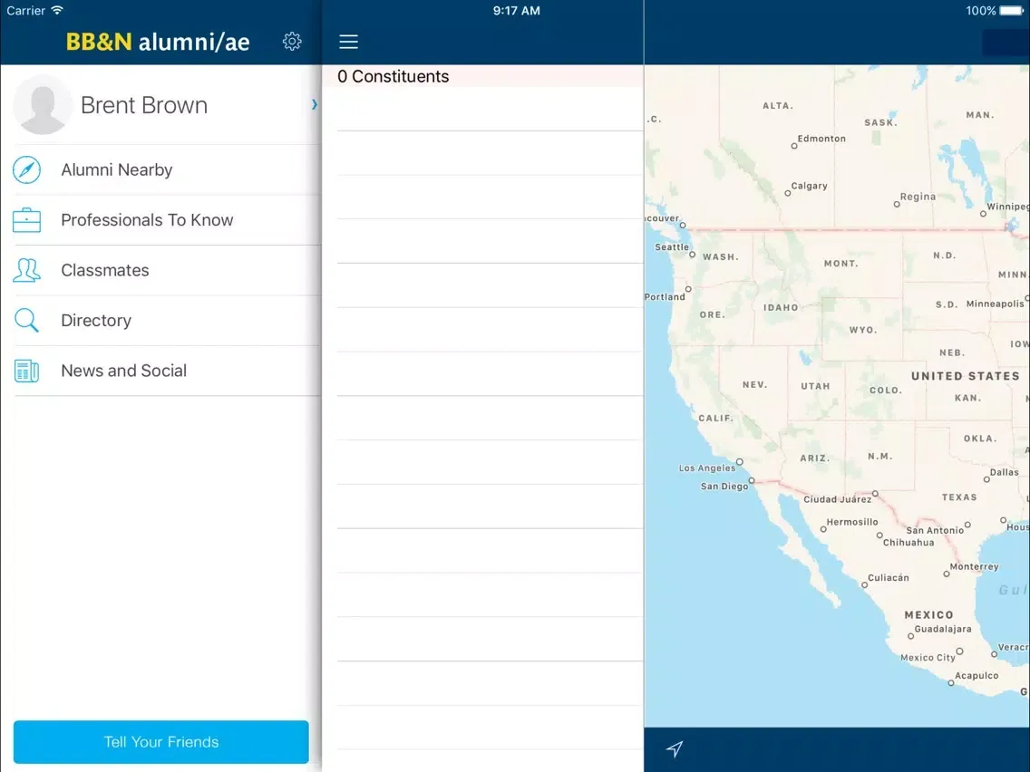 Buckingham Browne & Nichols Alumni Mobile iPad  স্ক্রিনশট