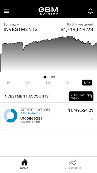 Screenshot di GBM Investor