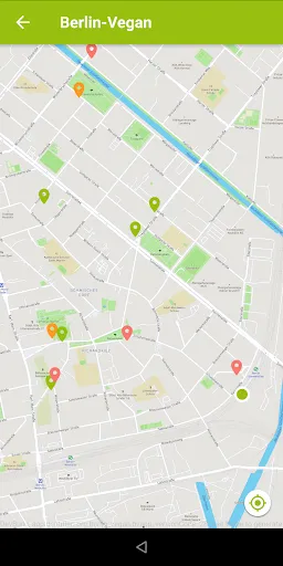 Capturas de tela do Berlin-Vegan