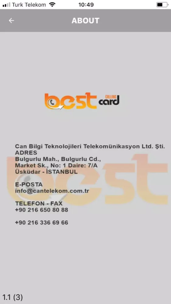 Скриншоты Bestcard