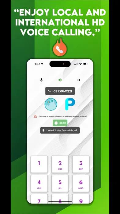 Ảnh chụp màn hình của PingPal Text Now 2nd Number