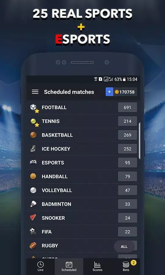 Скриншоты Sports Betting Game - BET UP