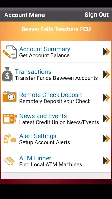 Beaver Falls Teachers FCU App سکرین شاٹس