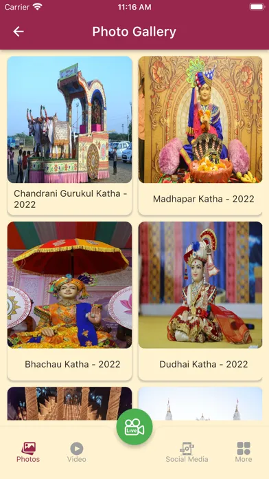 SSMB - Bhuj Mandir Utsav App スクリーンショット