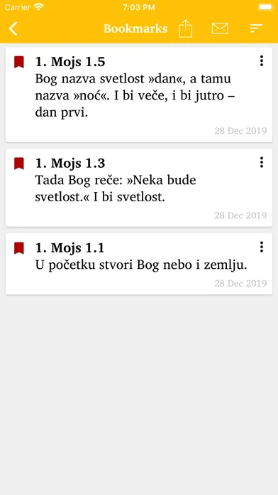 Capturas de pantalla de Biblija SSP